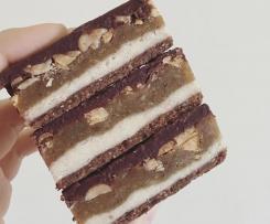 Choc Caramel Peanut Slice