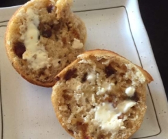 Banana, Date and Almond muffins