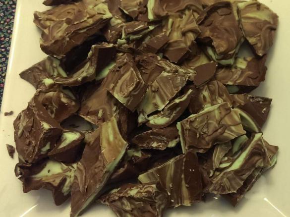 Peppermint Chocolate Bark