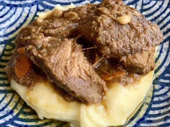 Slow Cooked Lamb Leg