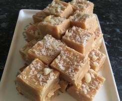 Salted Caramel & Macadamia Fudge