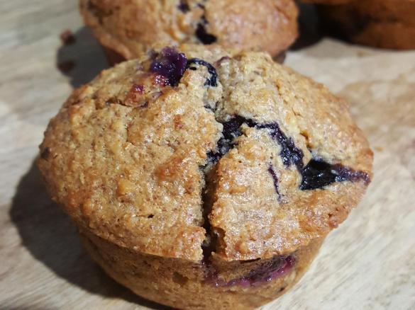 Moist Blueberry, Apple & Coconut Dairy Free Muffins