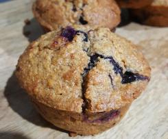 Moist Blueberry, Apple & Coconut Dairy Free Muffins