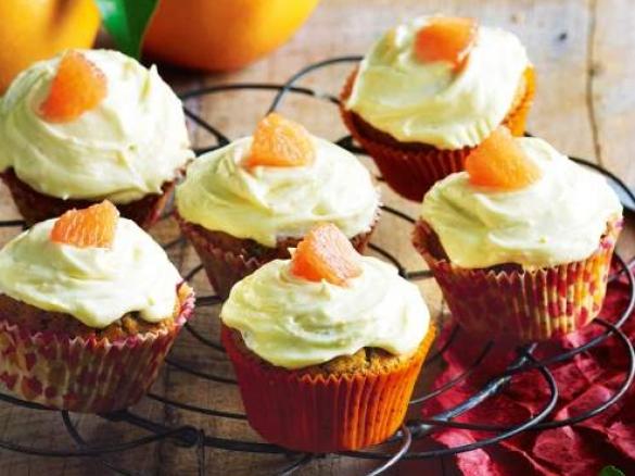 Grapefruit & Poppy Seed Cupcakes