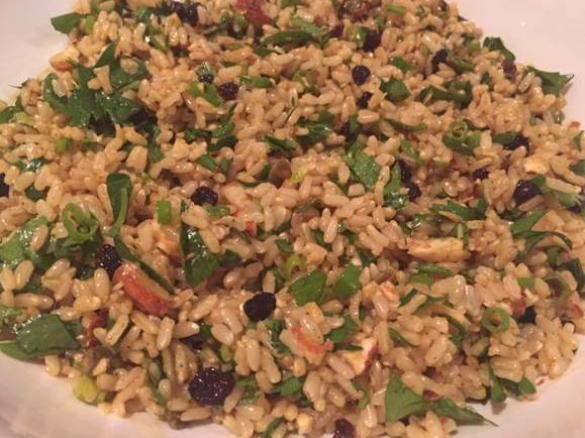Spiced Brown Rice Salad