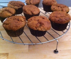 Banana, Sultana and Oat Bran Muffins (no added sugar)