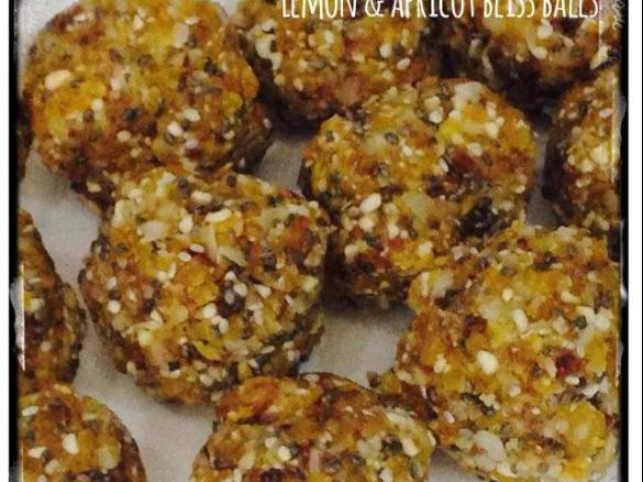 Lemon & Apricot Bliss Balls