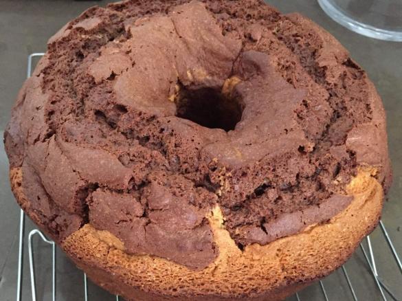 Black and White Marble Cake