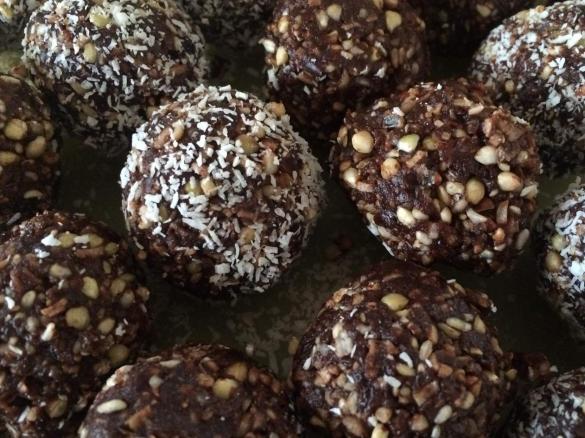 Lamington 'Raw' Bliss Balls or Slice