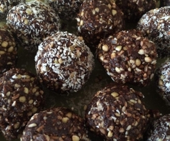 Lamington 'Raw' Bliss Balls or Slice