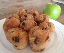 20 sec chocolate banana mini muffins