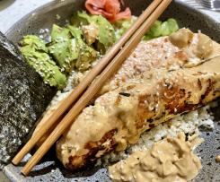 Cauliflower and Salmon Sushi Bowl
