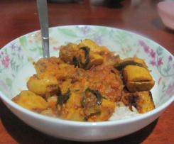 Variation Curried Sausages