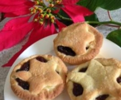 rhubarb custard mince pies