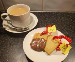 Teabag tea biscuits