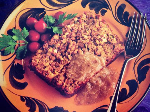 Festive lentil and nut roast