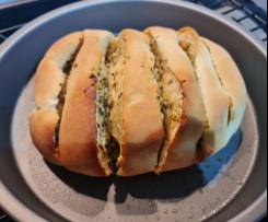 Quick garlic bread for two!