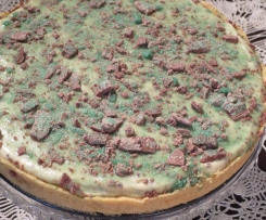 Peppermint cheesecake