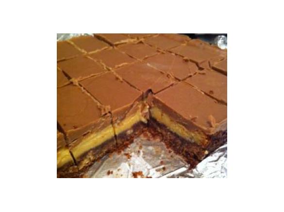 Double Chocolate Caramel Slice