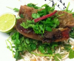 Spicy Rhubarb Pork Spare Ribs