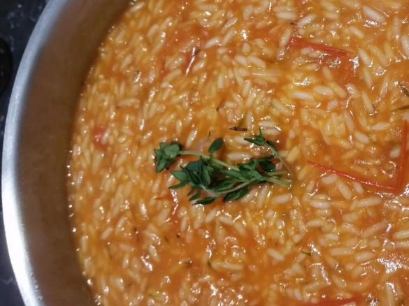 Daphne's Tomato & Thyme Rice (Mother knows best)