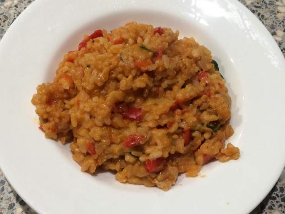 Creamy Chicken and Tomato Risotto