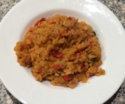 Creamy Chicken and Tomato Risotto
