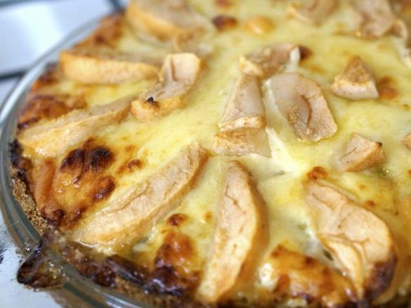 Chicken, Cheddar & Pear Pie - Paleo, Gluten & Grain Free