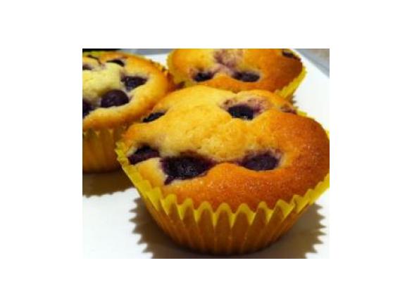 Lemon Blueberry Coconut Cupcakes