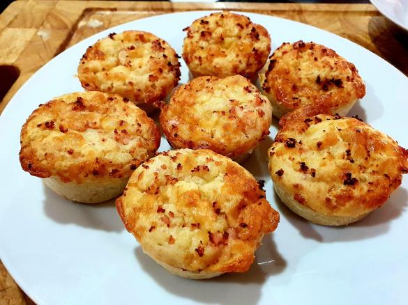 Bacon, Celery & Cheese Muffins