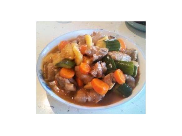 Pork Spare Ribs with Sweet and Sour Sauce