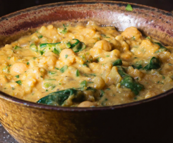 Red Lentil, Chickpea & Coriander Dahl (adapted from Woolworths Magazine)