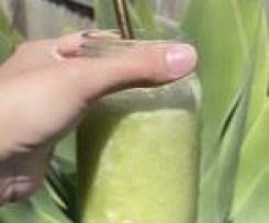 Pineapple mint summer slushie