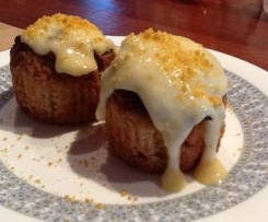 Parsnip Cupcakes with Lemon Curd