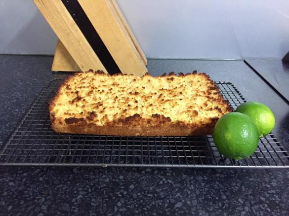 Quick Lime and Coconut Slice, Gluten Free and Diary Free