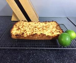 Quick Lime and Coconut Slice, Gluten Free and Diary Free