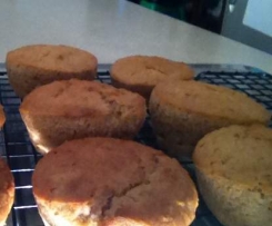 Pear and muesli muffins