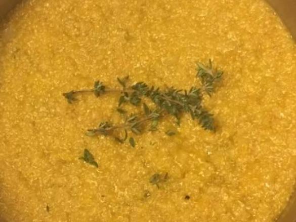 Pumpkin and thyme quinotto (Paleo & Vegan)