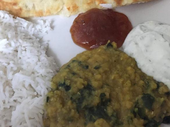 Lentil and Spinach Curry