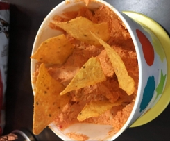 Creamy roasted capsicum dip