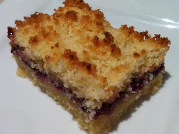 Easy Raspberry & Coconut Slice