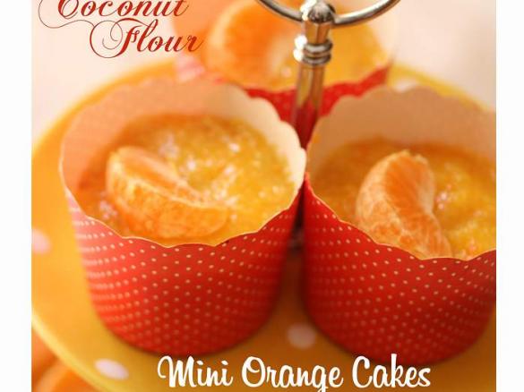 Coconut Flour Mini Orange Cakes