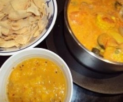 Fragrant Vegetable Curry with Mango Chutney