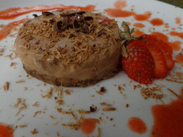 Sloppy Chocolate Mousse Tart