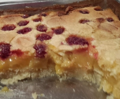 Lemon rasberry slice