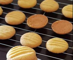 Crisp Vanilla Custard Powder Cookies (Egg free)