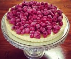 White Chocolate & Raspberry Tart