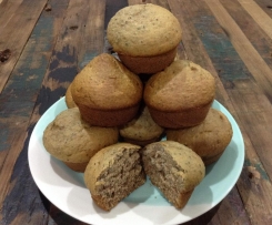 Chia and Cinnamon Banana Muffins