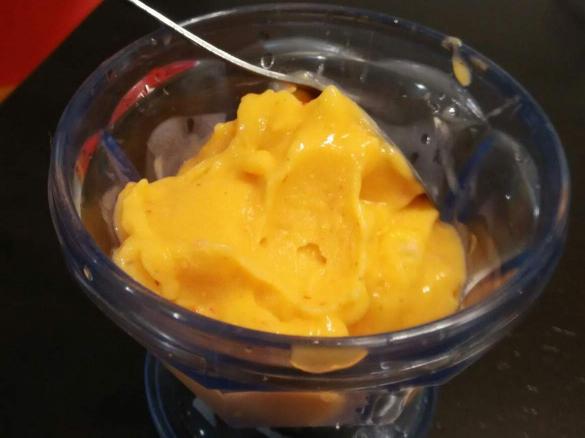 Mango, Pineapple and Strawberry Sorbet