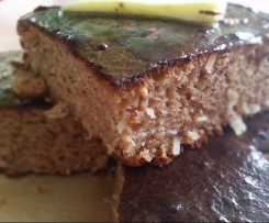 Coconut vanilla breakfast protein slice